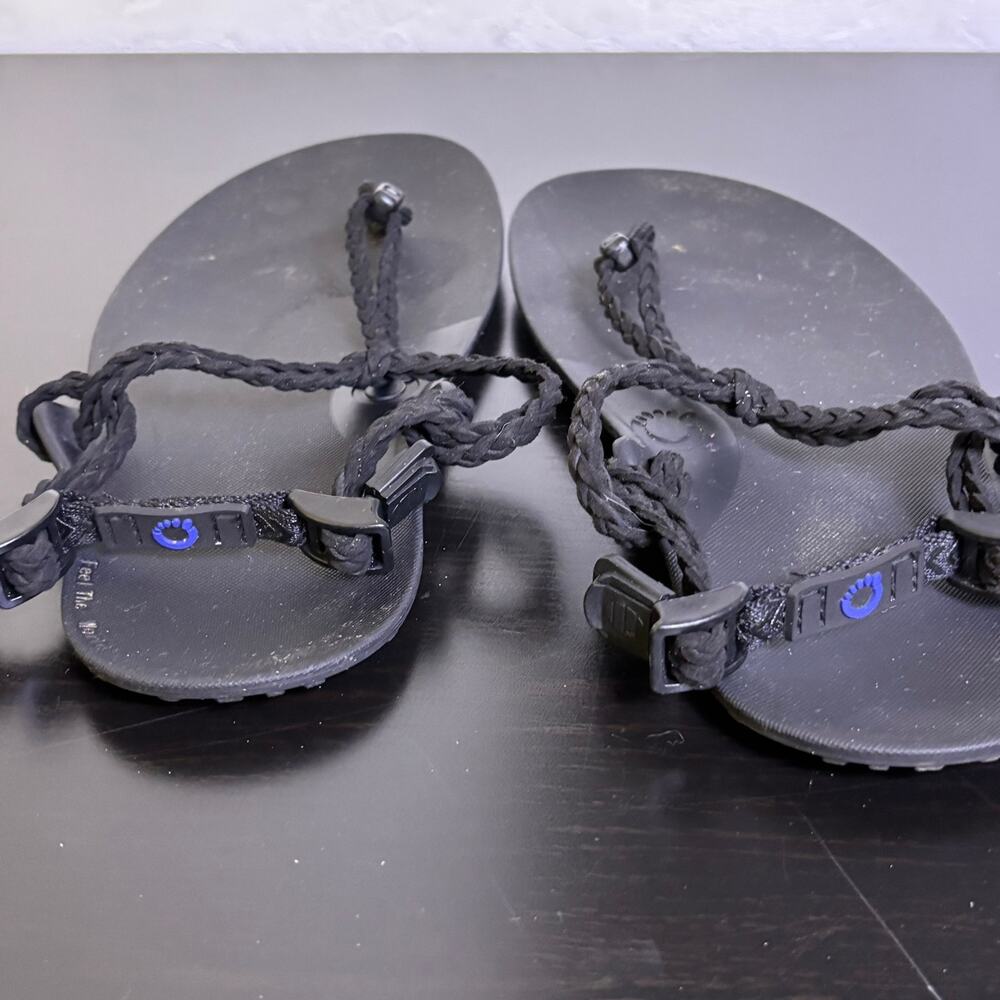 Xero Shoes Genesis Packable Sport Sandals Women's 9 Men's 8 Black strap Gorpcore - Picture 8 of 11